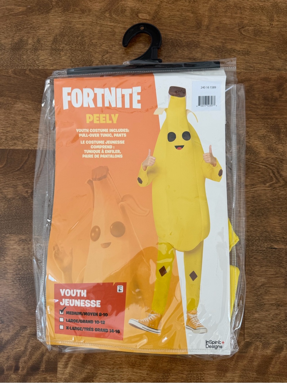 Fortnite Peely Kids Banana Costume - Yellow